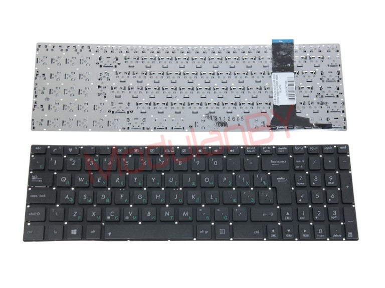Клавиатура RUS для ASUS N56 N56V N56VZ N56VM N56DP N56X BLACK BIG ENTER KEY
