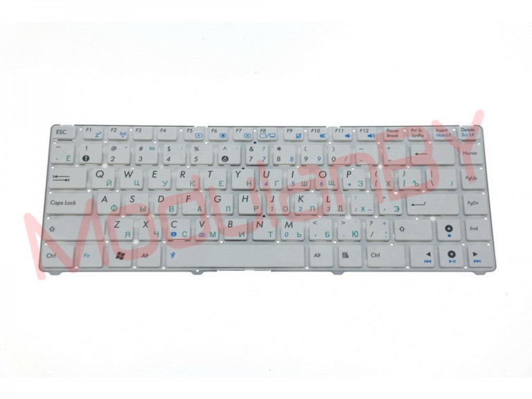 Клавиатура RUS для ASUS EEEPC 1201 1215 1225 UL20 UX30 Белая