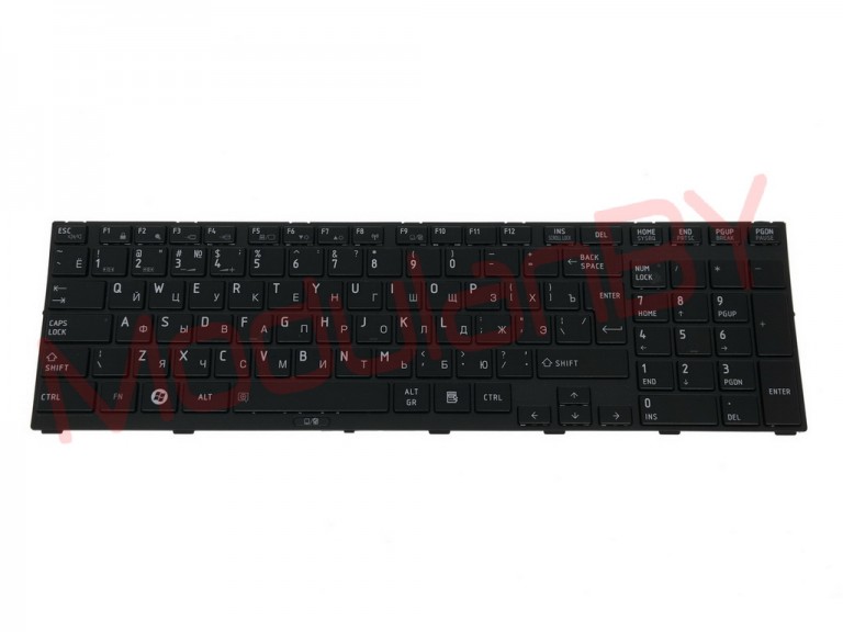 Клавиатура RUS для TOSHIBA Satellite R845 рамка