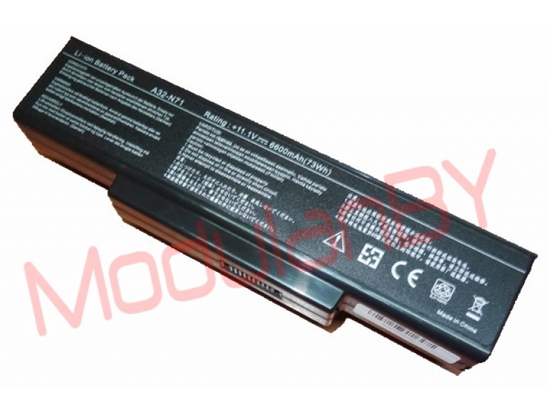 АКБ A32-K72 для ASUS A32-N71 11,1V 6600mAh