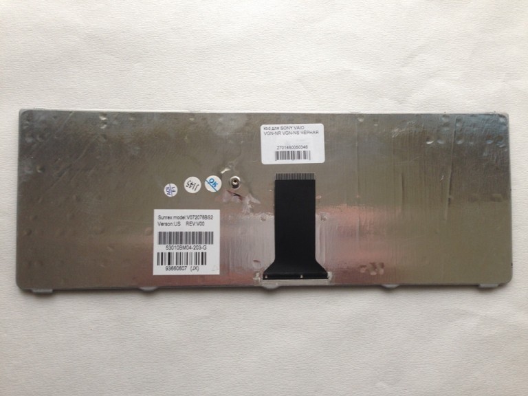 Клавиатура US для SONY VAIO VGN-NR VGN-NS ЧЁРНАЯ