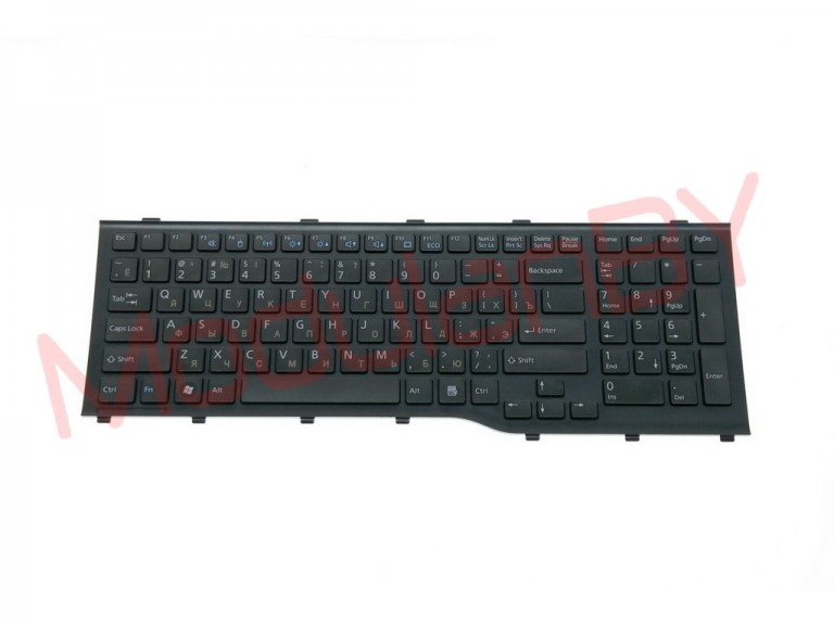 Клавиатура RUS для Fujitsu AH532 A532 ЧЁРНАЯ