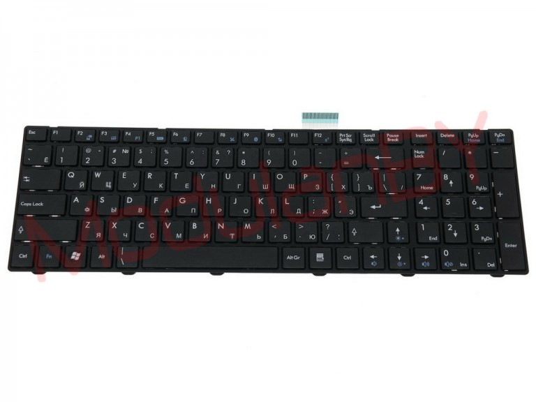Клавиатура RUS для MSI GX660R GT660 A6200 GT683 black