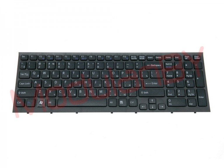 Клавиатура RUS для Sony Vaio VPC-EB Black