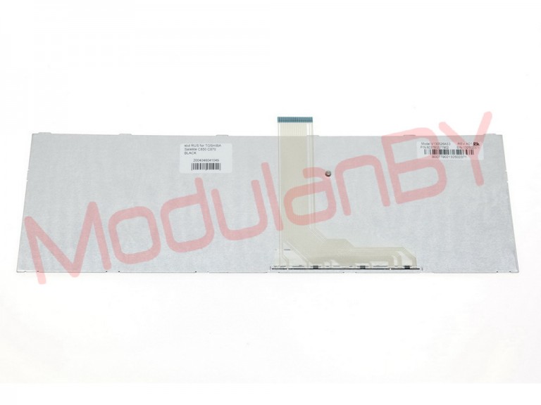 Клавиатура RUS для TOSHIBA Satellite C850 C870 L850 L870 BLACK без рамки