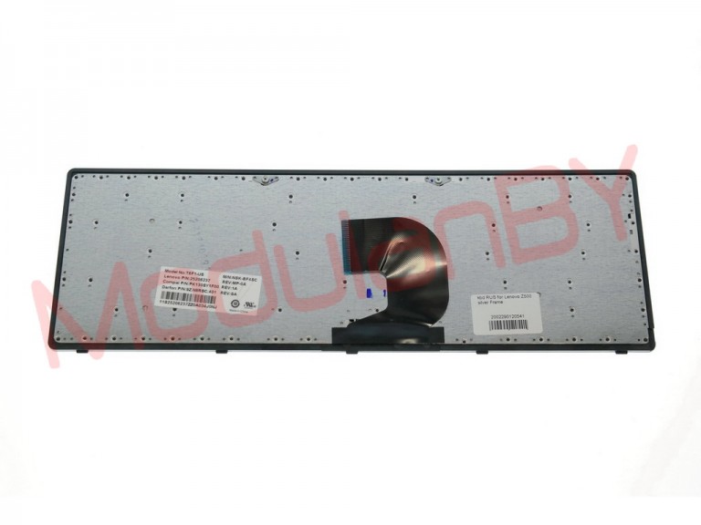 Клавиатура RUS для Lenovo Z500 silver Frame