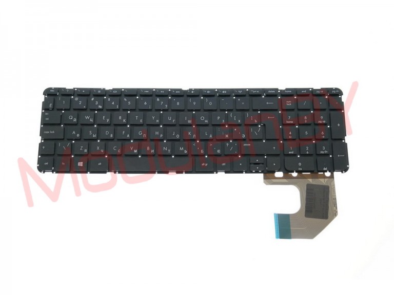 Клавиатура RUS для HP Pavilion  15 15-B , без рамки горизонтальный Enter