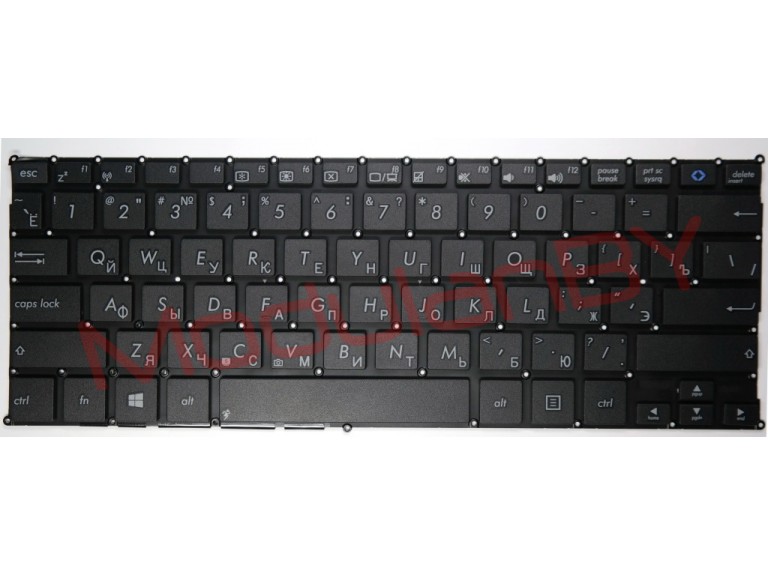 Клавиатура RUS для Asus VivoBook X201 X201E X202 X202E S200E BLACK под рамку