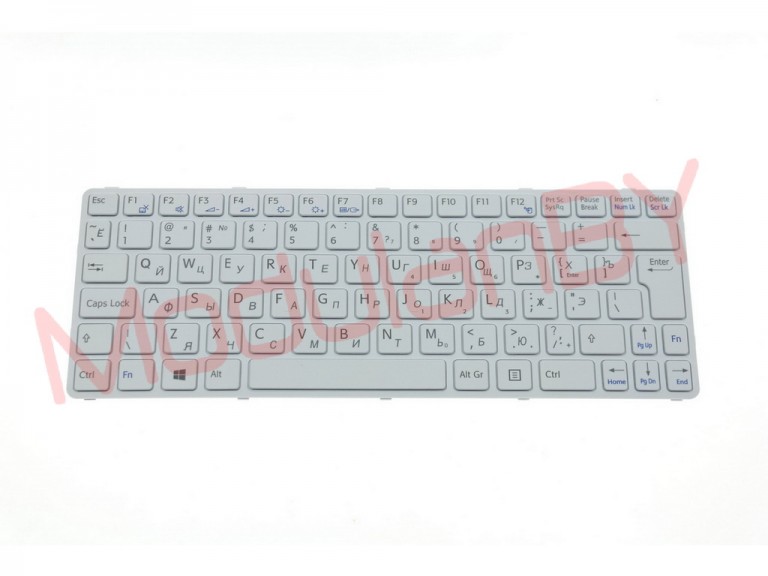 Клавиатура RUS для SONY Vaio SVE11 White