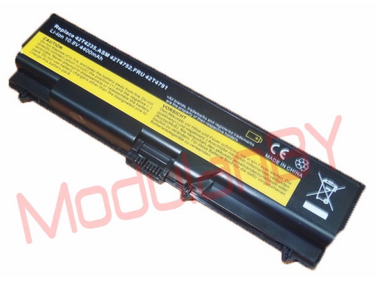 АКБ 42T4795 для Lenovo E40 E50 SL410 SL510 T410 T510 42T4235 10,8V 4400mAh