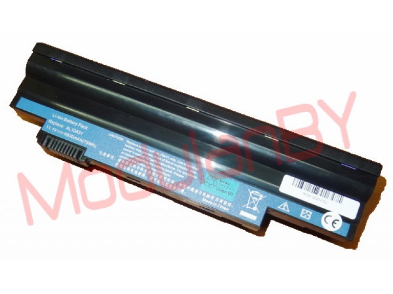 АКБ AL10B31 для Acer Aspire One D255 D260 11,1V 6600mAh