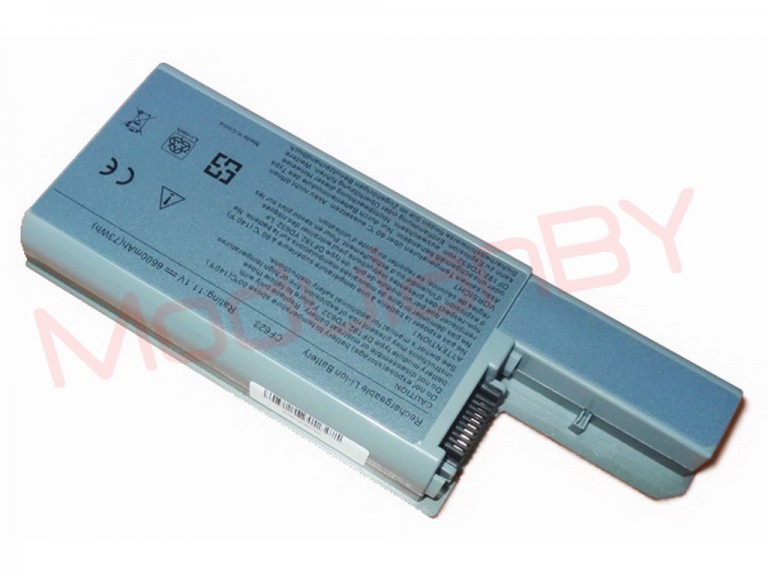 АКБ 0CF623 для Dell Latitude D531 , Latitude D820 , Precision M65 11,1V 6600mAh