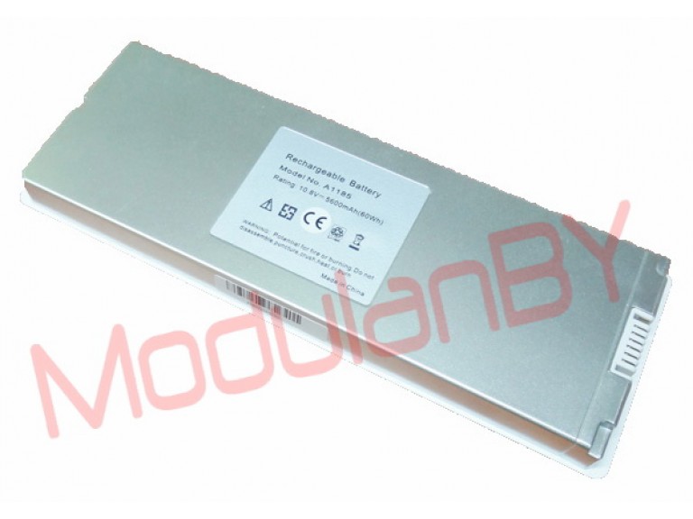 АКБ A1185 для APPLE MACBOOK 13 A1181 10,8V 55Wh WHITE