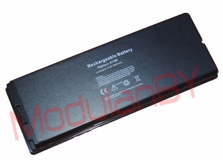 АКБ A1185 для APPLE MACBOOK 13 A1181 MA566 10,8V 5600mAh BLACK