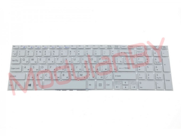 Клавиатура RUS для SONY Vaio SVF15 WHITE