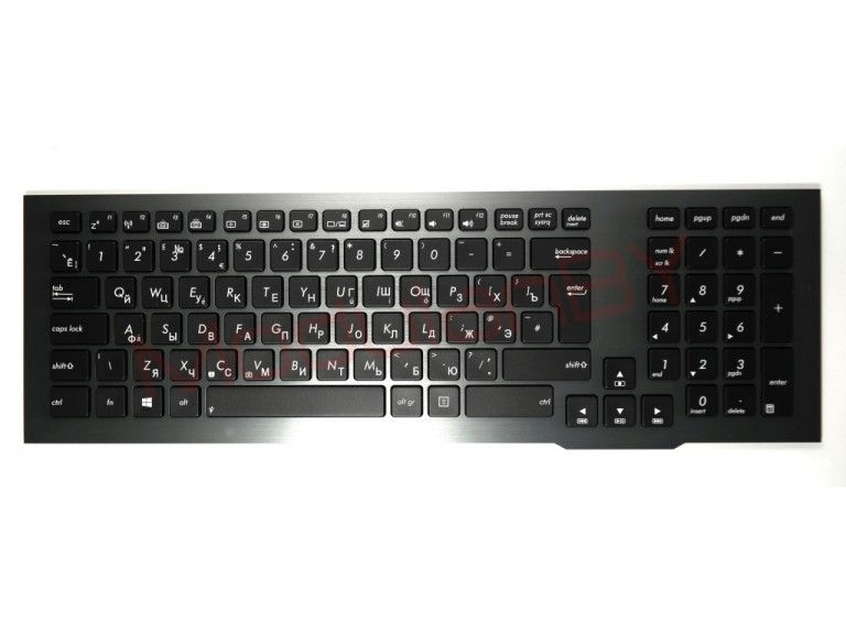Клавиатура RUS для ASUS G75 G75V with numberpad