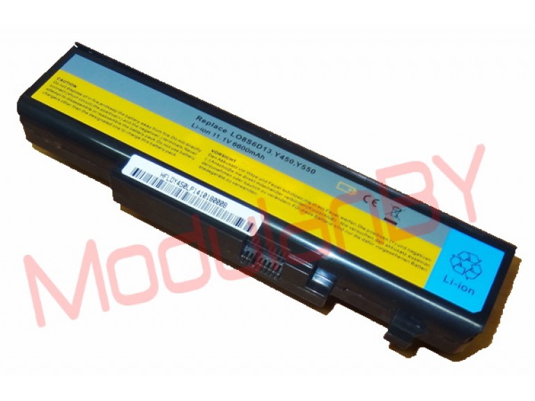 АКБ LO8S6D13 для Lenovo Y450 Y550 11,1V 6600mAh