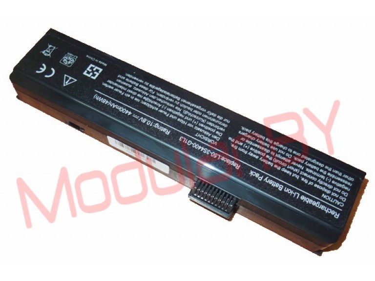 АКБ для FSC Uniwill L50 Pa1510 Pi1505 10,8V 4400mah model 3S4000-C1S3-04 black 10,8V 4400mAh