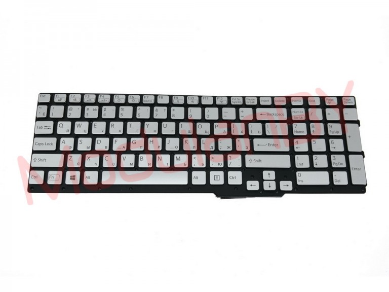 Клавиатура RUS для SONY Vaio SVS15 Silver w b/lights