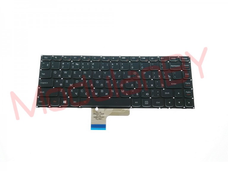 Клавиатура RUS для Lenovo U430 с подсветкой