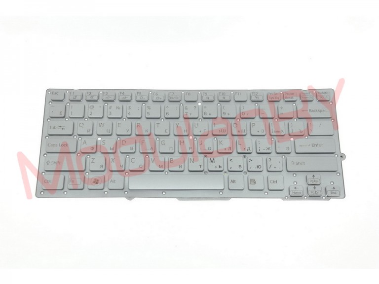 Клавиатура RUS для SONY VAIO VPC-SB VPC-SC silver