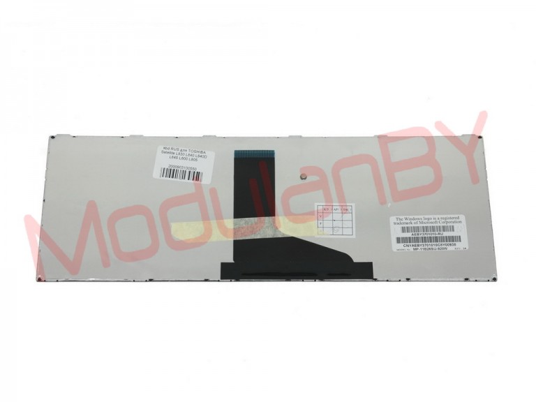 Клавиатура RUS для TOSHIBA Satellite L830 L840 L840D L845 L800 L805
