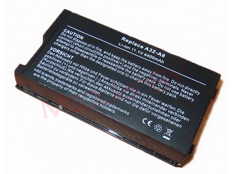 АКБ A32-A8 для ASUS 11,1V 4400mAh