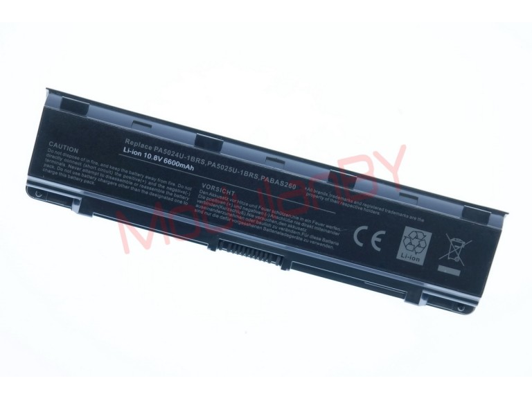 АКБ PA5024U-1BRS для TOSHIBA SATELLITE C800 , L800 , S800 , Pro C800 , L800 , S80010,8V 6600mAh