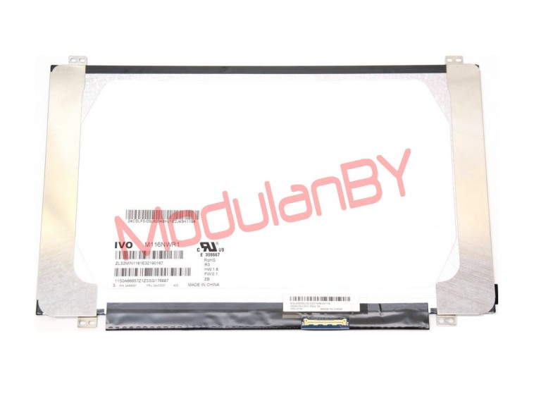 11,6" LED 1366x768 M116NWR1 40PIN RIGHT MATTE матрица для ноутбука верх-низ