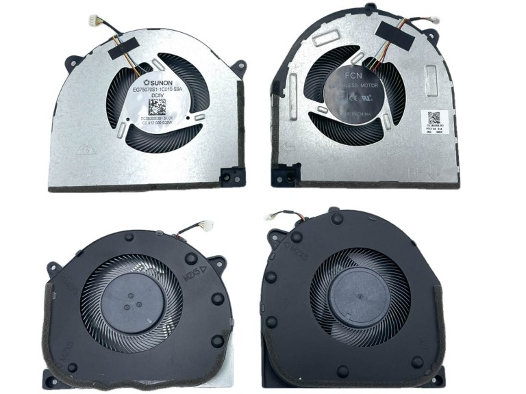 Lenovo Legion Y540-15IRH GTX1660Ti CPU+GPU Комплект вентиляторов для ноутбука