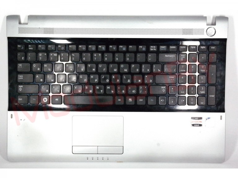 Samsung NP-RV511 NP-RV515 верхняя часть основания ноутбука С + Touch , keyboard , speaker бу