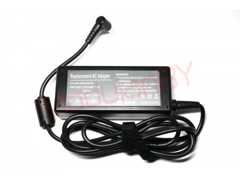 Блок питания ADP-65DB rev.X (19V 3.42A 65W; 5.5X1.7; AC 3 PIN) FULL CE (ACER 65W)