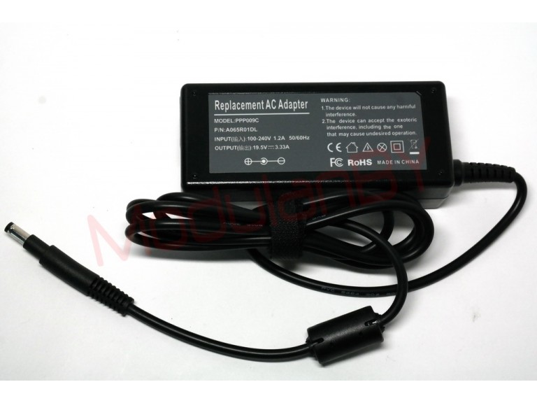 Блок питания A065R01DL (19.5V 3.33A 65W; new 4.8x1.7; AC 3 pin) FULL CE