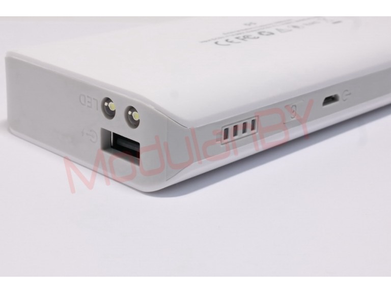 5S-WT (Белая) 5V 10000mAh input - 5V 1A max , out - 5V 2,1A max , фонарик