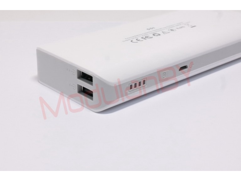5SI-WT (Белая) 5V 10000mAh input - 5V 1A max , out1 - 5V 1A max , out2 - 5V 2,1A max