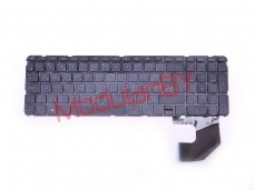 Клавиатура RUS для HP Pavilion  15 black ( hp 15-B) Без рамки , Вертикальный Enter