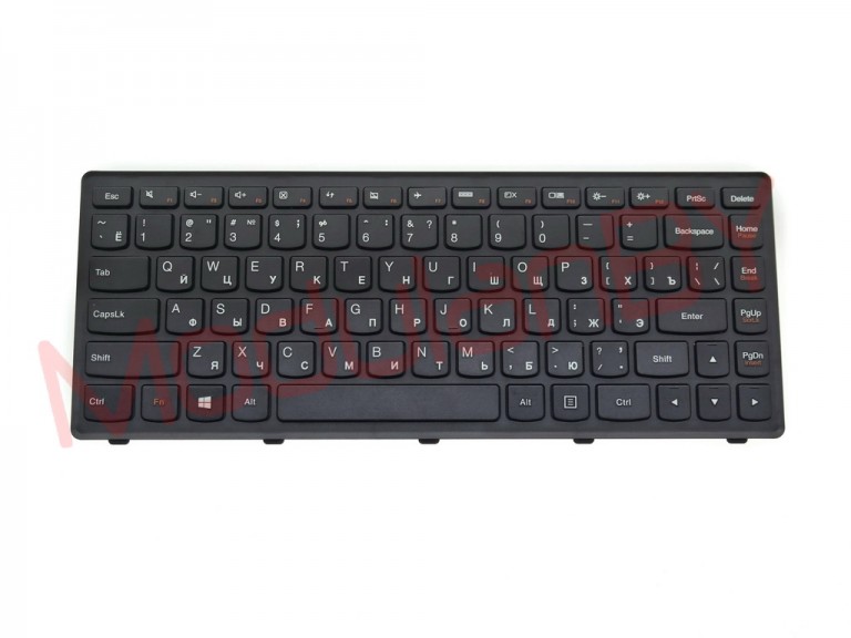 Клавиатура RUS для Lenovo G400S Black frame G405S , G410S Touch , S410P , S410P