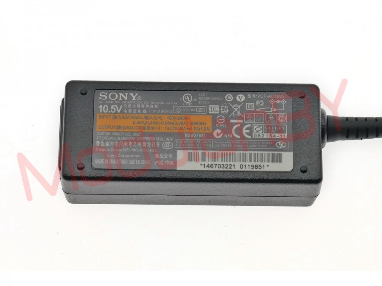 Блок питания SONY 10.5V 1.9A 20W 2PIN 4,8x1,7 original