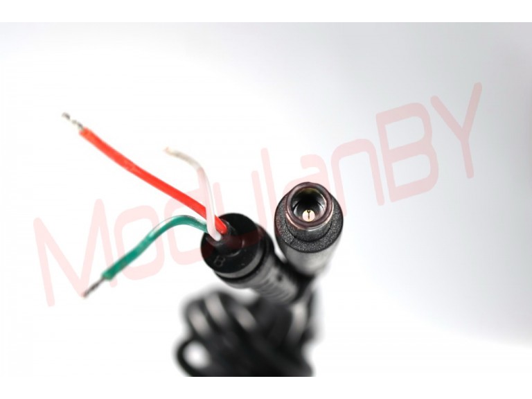 ШТЕКЕР для HP DELL 3 PIN 7.5x5.0 с кабелем 1,5м 3 жилы в блок