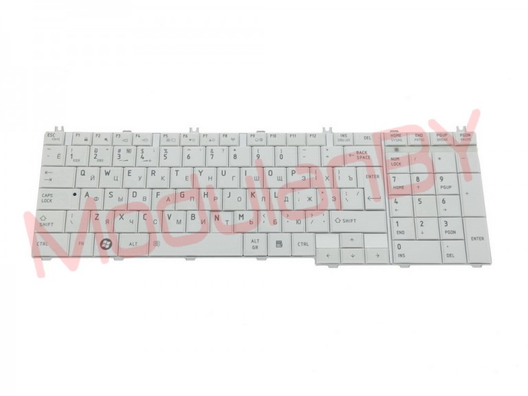 Клавиатура RUS для TOSHIBA C650 C655 L650 L655 L670 WHITE