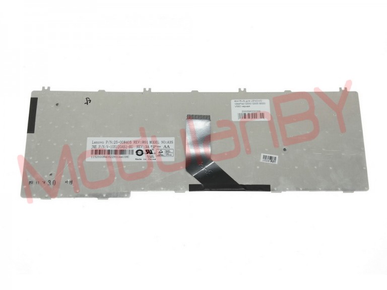 Клавиатура RUS для LENOVO IdeaPad G550 G555 B550 V560 черная