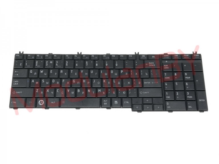Клавиатура RUS для TOSHIBA C650 C655 L650 L655 L670 BLACK