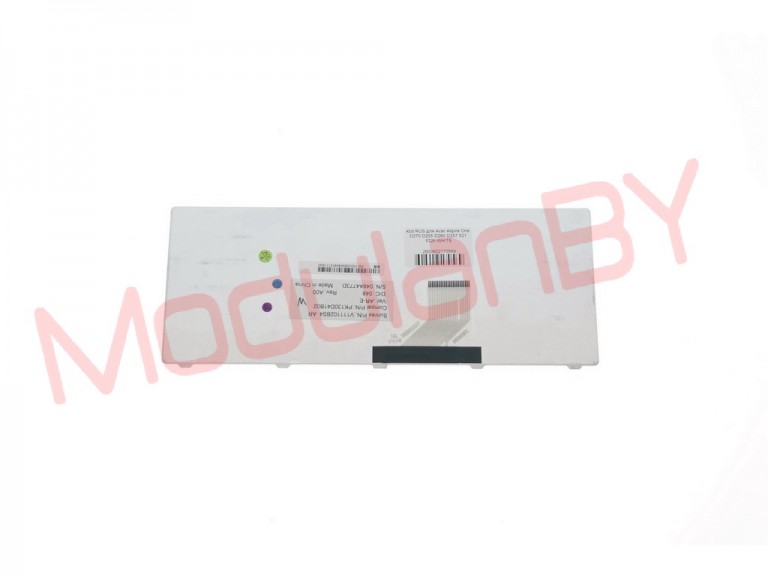 Клавиатура RUS для Acer Aspire One D270 D255 D260 D257 521 532h WHITE