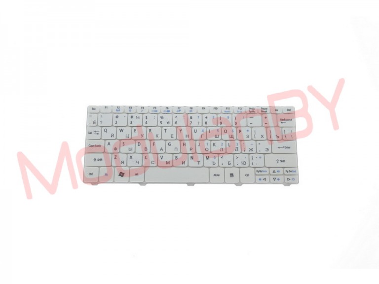 Клавиатура RUS для Acer Aspire One D270 D255 D260 D257 521 532h WHITE
