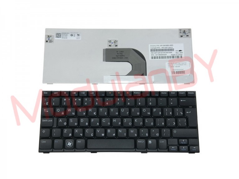 Клавиатура RUS для Dell Inspiron Mini 1012 1018 Black mini 10 черная