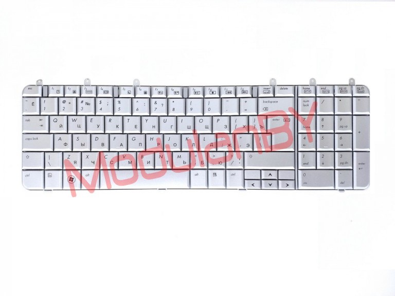 Клавиатура RUS для HP Pavilion DV7 DV7-1000 серебристый