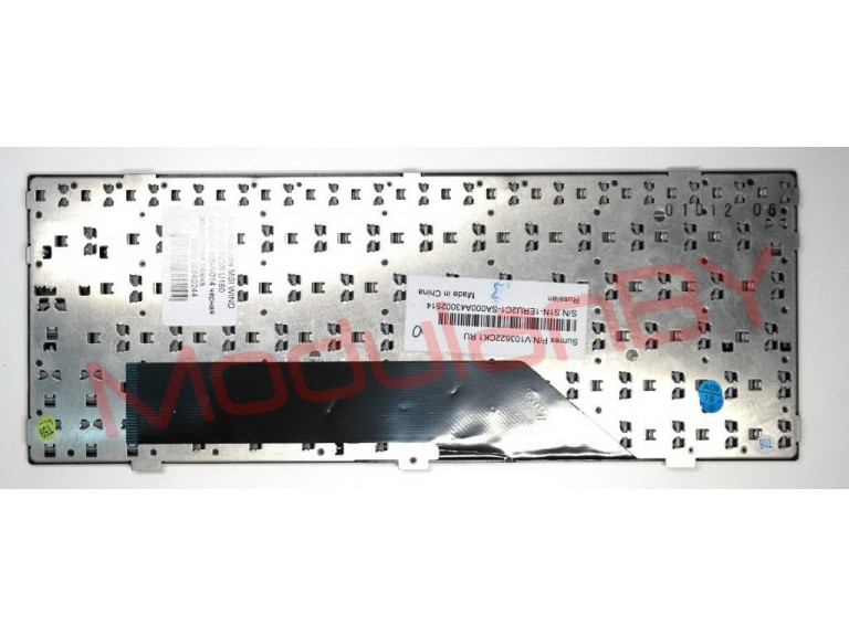 Клавиатура RUS для MSI WIND U135 U135DX U160 U160DX MS-N014 черная золотистая рамка