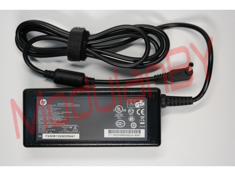 Блок питания HP/Compaq 19.5V 3.33A 65W DC 4.8x1.7 new type PPP009D 677770-003 693715-001 677770-00