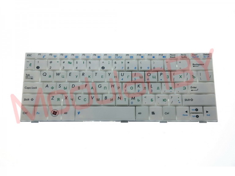 Клавиатура RUS для ASUS EEE PC 1001HA , 1001H , 1005HA , 1005H , 1008HA , 1008H белая