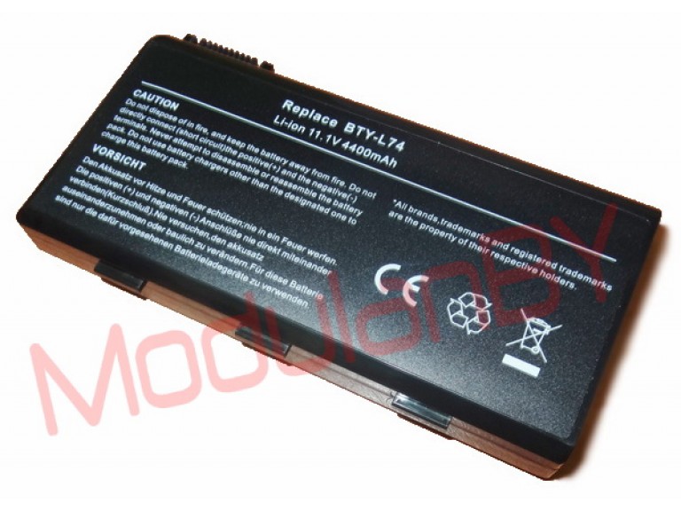 АКБ BTY-L74 для MSI CR500 CX500 CR600 CX600 CR700 11,1V 4400mAh